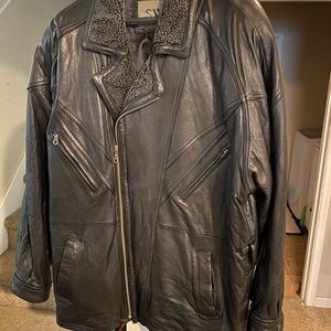 South wind leather jacket
